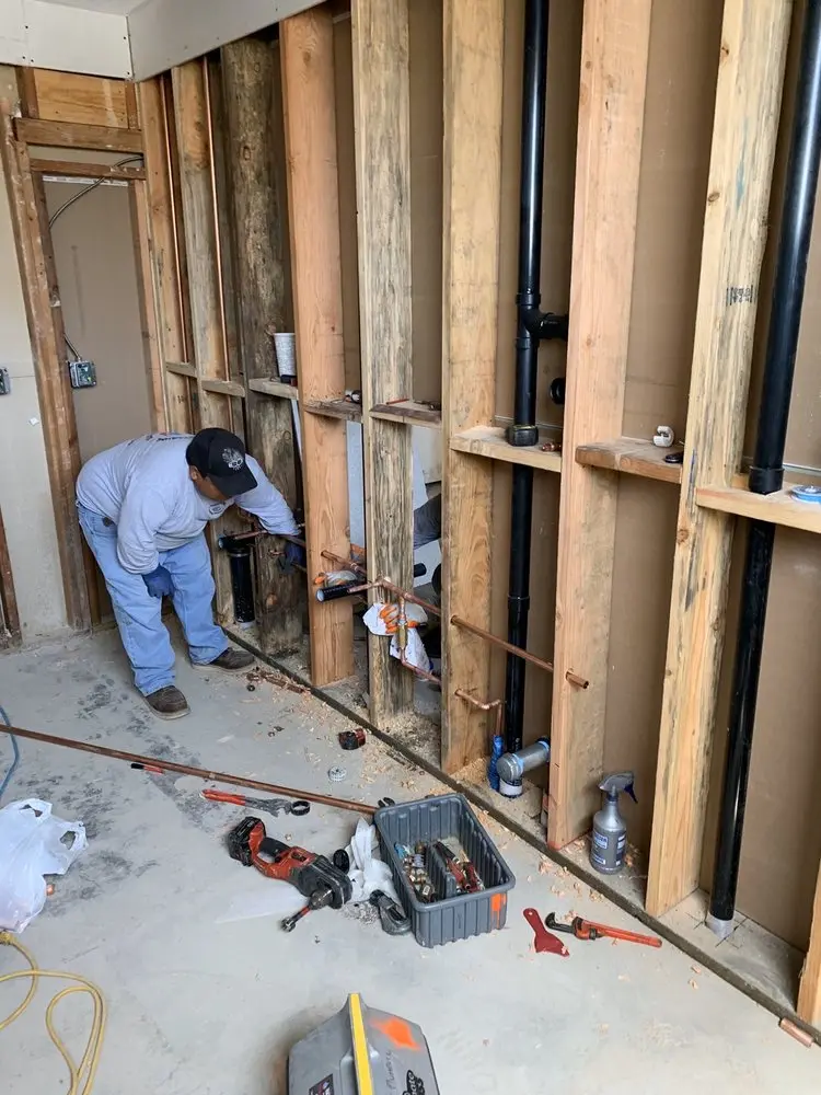 Commercial rough-in plumbing for Water Heater Replacement in Anna Maria